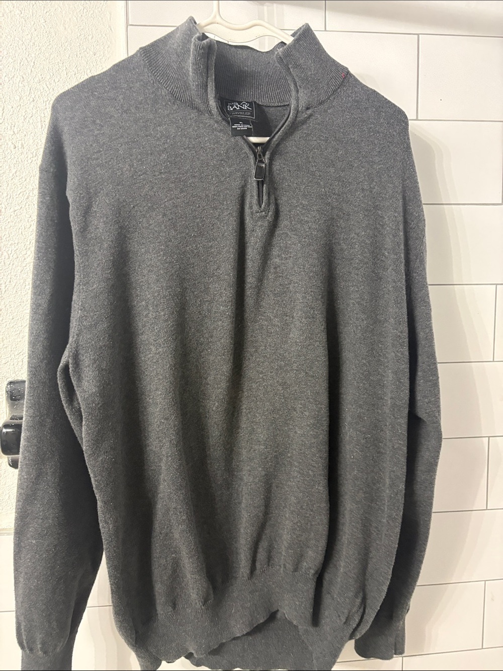 Jos. A. Bank Men’s Charcoal Quarter-Zip Sweater